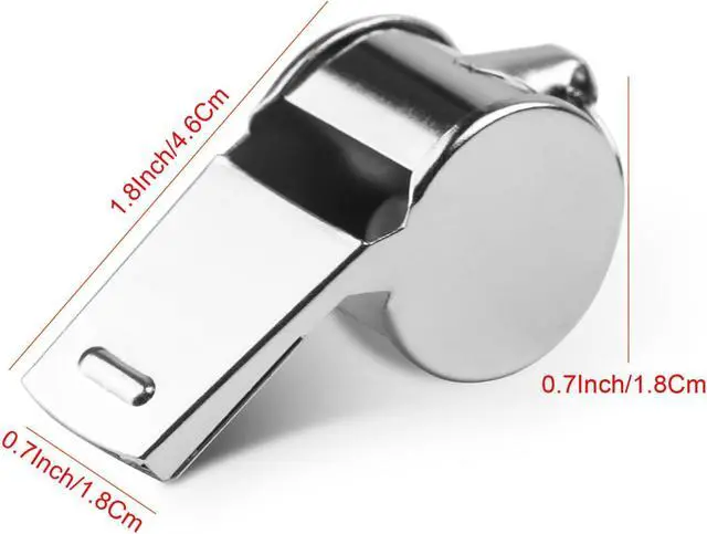 Alt view image 4 of 6 - Sports Whistle with Lanyard, Very Loud Stainless Steel Whistle, Ideal for Coaches, Referees, Personal Defense, and Recreation