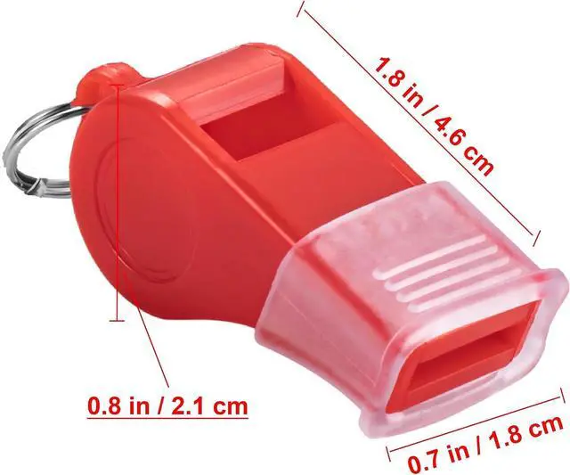 Alt view image 5 of 6 - 12 Packs Sports Whistles with Lanyard, for Coaches, Referees and Officials