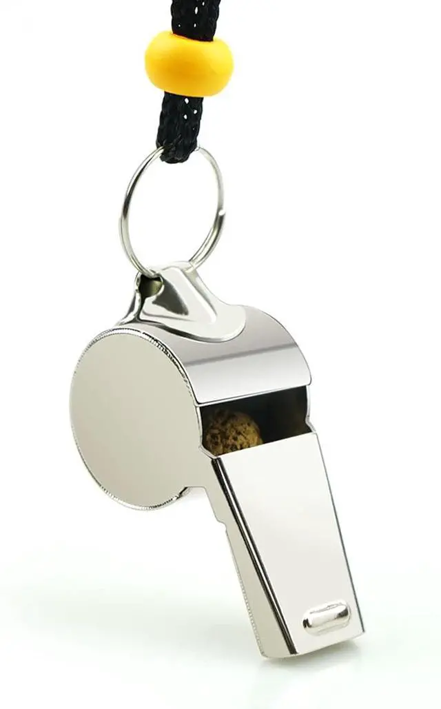 Alt view image 5 of 6 - Whistle, 3 Pack Sports Whistles with Lanyard, Loud Crisp Sound Whistles Great for Coaches, Referees, and Officials