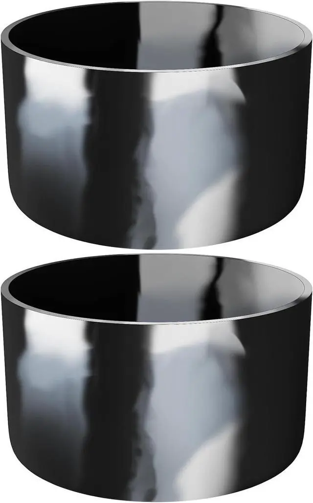 Main image of Silicone Bumper Boot for Stanley Quencher H2.0 40 oz 30 oz Tumbler with Handle & Stanley IceFlow 20oz 30oz, Protective Water Bottle Bottom Sleeve Cover, Tumbler Accessories (Mix-Black And White)