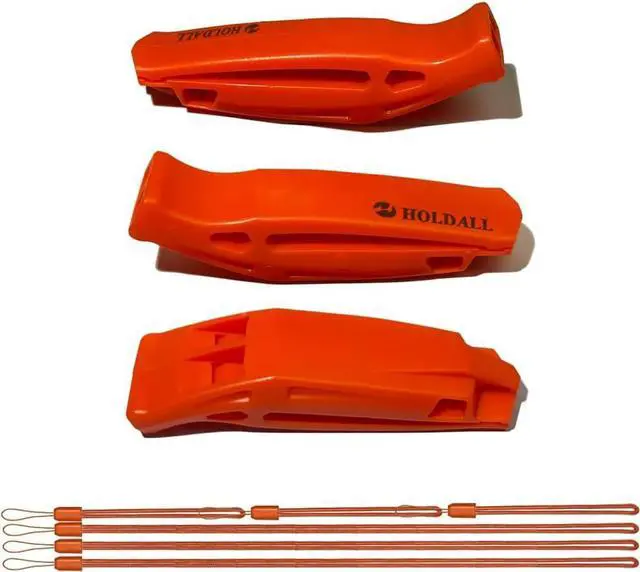Main image of Emergency Safety Whistle with Lanyard, Loud Pea-Less Survival Whistles for Boating Kayaking Life Vest Paddle Board Rescue Signaling.