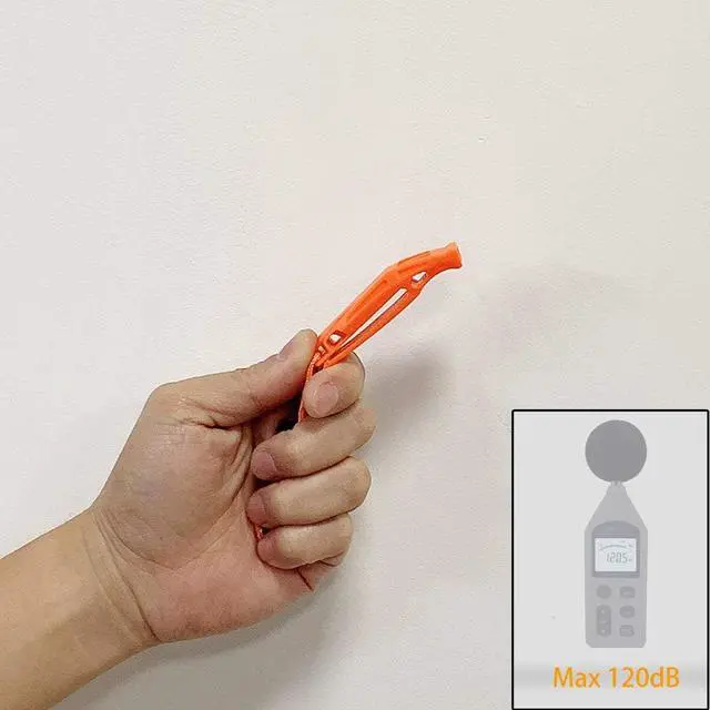 Alt view image 2 of 6 - Emergency Safety Whistle with Lanyard, Loud Pea-Less Survival Whistles for Boating Kayaking Life Vest Paddle Board Rescue Signaling.