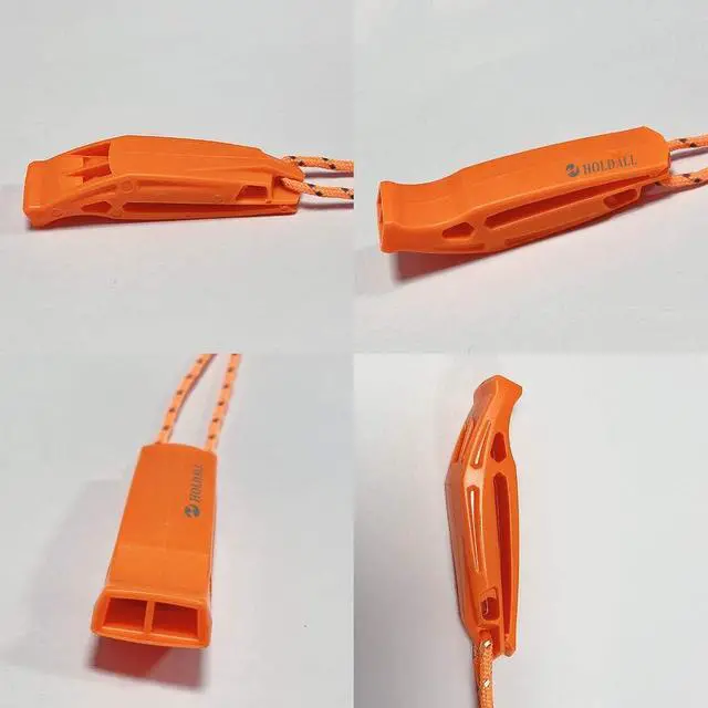 Alt view image 4 of 6 - Emergency Safety Whistle with Lanyard, Loud Pea-Less Survival Whistles for Boating Kayaking Life Vest Paddle Board Rescue Signaling.