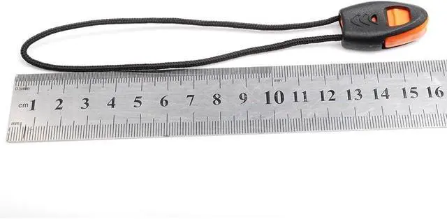 Alt view image 2 of 5 - 5 Pack Zipper Pull Whistles, Loud Emergency Survival Whistle for Kayak Canoe Fishing Lanyard Zipper Pull Cord Ends Lock Paracord Knife Outdoor Camp Hike Travel Kits