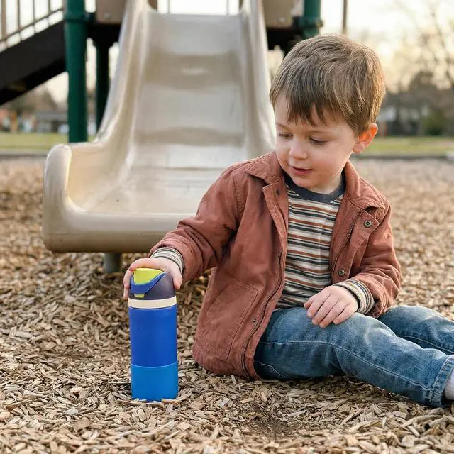 Alt view image 6 of 7 - Silicone Boot for Owala Water Bottle 16oz 14oz 12oz, Anti-Scratch Anti-Slip No Noise Protective Sleeve Compatible with Owala Cup, Insulated Stainless-Steel Tumblers Bottom Boot for School