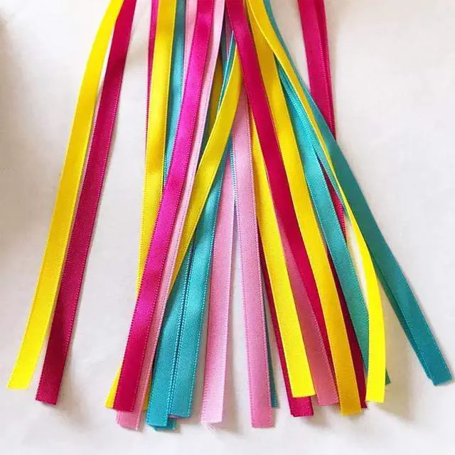Alt view image 3 of 5 - BlingKingdom 2PCS Bicycle Streamers Handlebar, Bike Tassels for Girls Boys | Rainbow Bicycle Handlebar Streamers, Ribbons Tassel for Bike Accessories