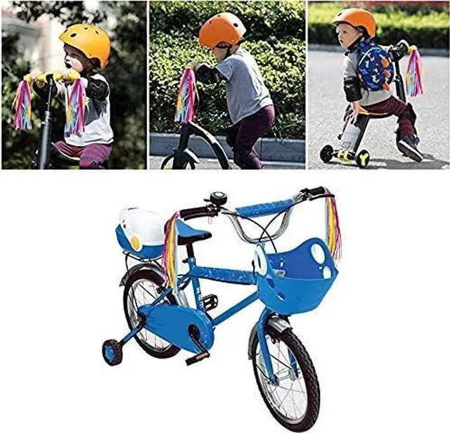 Alt view image 5 of 5 - BlingKingdom 2PCS Bicycle Streamers Handlebar, Bike Tassels for Girls Boys | Rainbow Bicycle Handlebar Streamers, Ribbons Tassel for Bike Accessories
