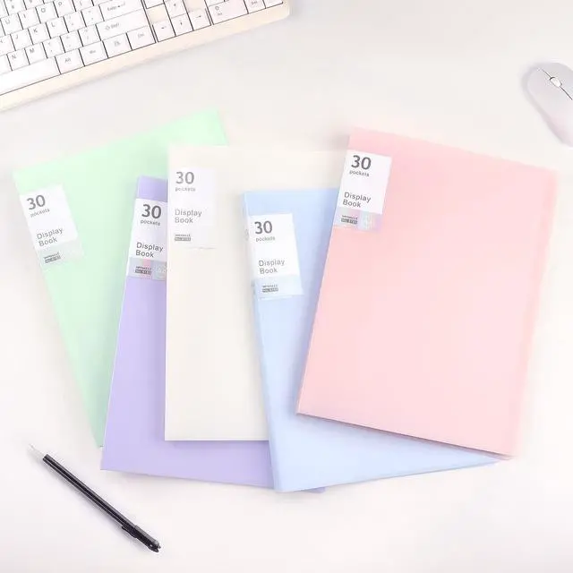 Alt view image 7 of 7 - 1 Pack (White), Document Organizer, Presentation Book for Artwork, Display 60 Pages Book, Pocket Portfolio Folder with Clear Sheet Protectors, Portfolio Binder with Plastic Sleeves