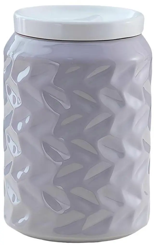 Main image of Ceramic Jar with Lid, 34oz Food Storage Jar with Airtight Seal Ceramic Lid for Sugar Tea Spice, Coffee Canister Sugar Container (Gray)