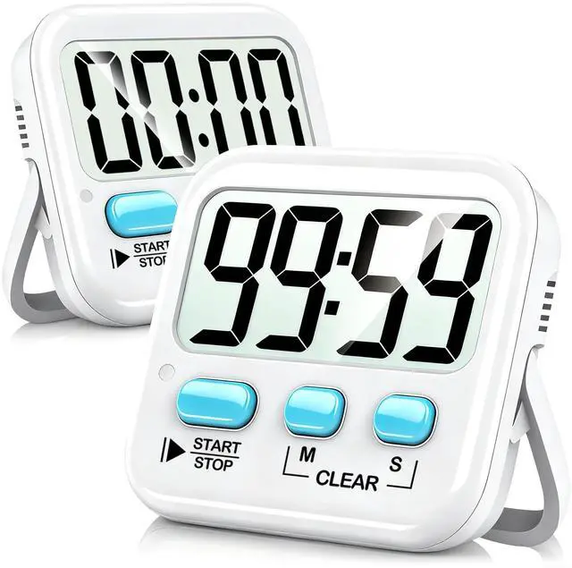 Main image of 2 Pack Digital Timer for Kids Classroom Kitchen Timers for Cooking