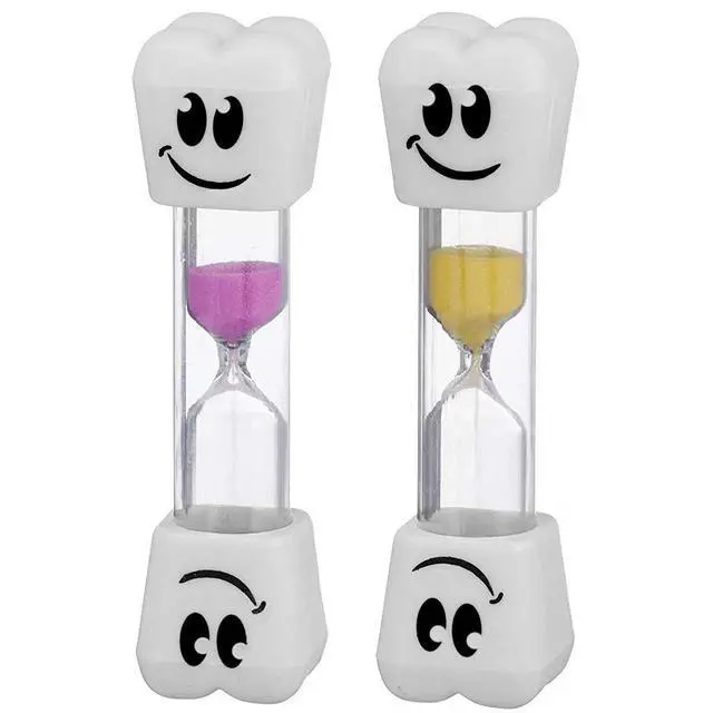 Alt view image 3 of 3 - Smile Tooth 2 Minute Sand Timer Assorted Colors (2 Pack)