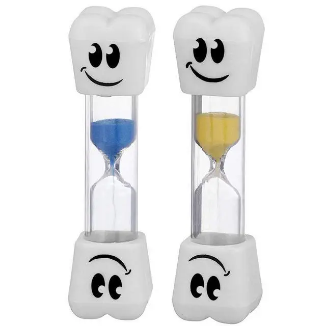 Alt view image 2 of 3 - Smile Tooth 2 Minute Sand Timer Assorted Colors (2 Pack)
