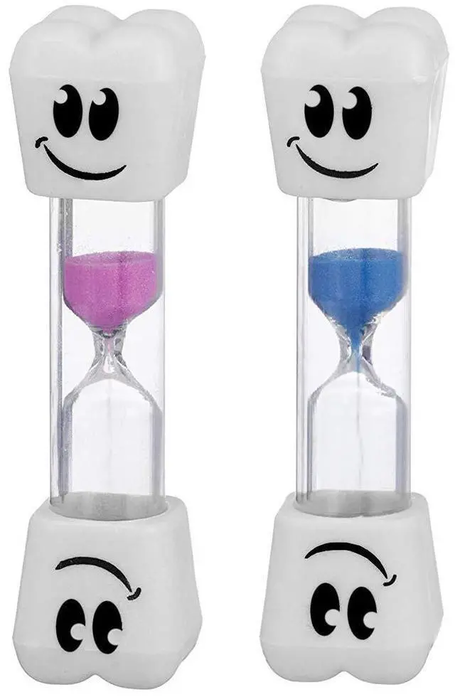 Main image of Smile Tooth 2 Minute Sand Timer Assorted Colors (2 Pack)