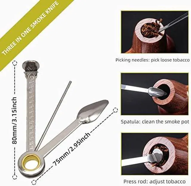 Alt view image 3 of 5 - Brushes Scrapers & Spoons Kit for Kitchen Use Include 2 Packs Stainless Steel 3 in 1 Pipe Cleaners Tool, 10 Pcs 2 Types of Scrapers, 6 Pcs 2 Types of brushes, 1Pcs plastic jar and A Storage Box