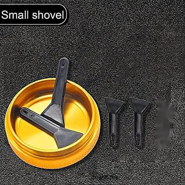 Alt view image 4 of 5 - Brushes Scrapers & Spoons Kit for Kitchen Use Include 2 Packs Stainless Steel 3 in 1 Pipe Cleaners Tool, 10 Pcs 2 Types of Scrapers, 6 Pcs 2 Types of brushes, 1Pcs plastic jar and A Storage Box