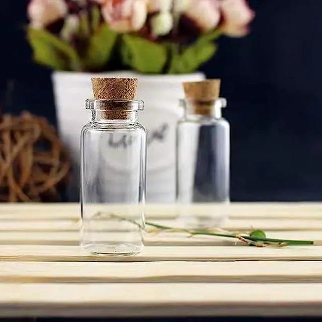 Alt view image 6 of 6 - 20pcs 10ml glass vials mini bottles with cork + 20 twine + 20pcs hang tags for DIY decoration,wedding gifts,party