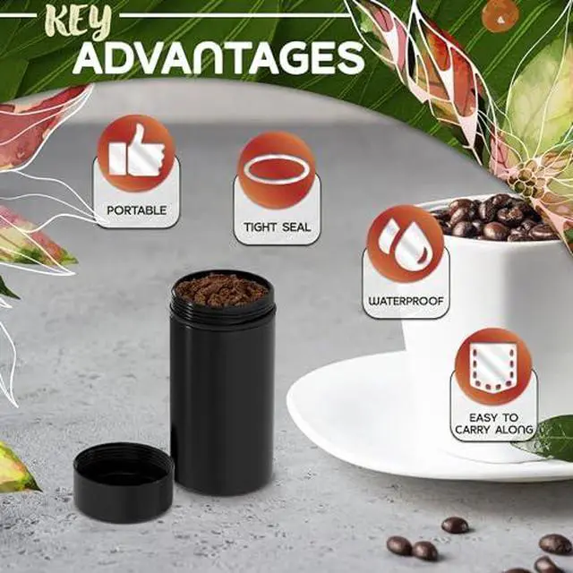 Alt view image 4 of 7 - 2 Pcs 50ml Small Spice Containers, Airtight Aluminum Jars with Lids | Screw Top Storage for Salt, Pepper, Dried Herbs, and Seasonings - Lockable Travel Jars for Neat Kitchen Shelf Organization