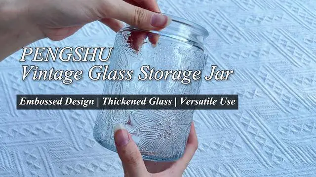 Alt view image 7 of 7 - Glass Jar with Wood Lid and Label - 12 OZ Small Airtight Storage Container for Kitchen Pantry Bathroom Countertop, Decorative Vintage Canister for Candy, Treat, Sugar, Coffee, Tea, Salt, Snack, Nuts