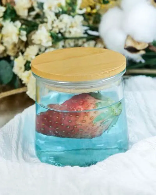 Alt view image 7 of 7 - 6 Pack Oui Yogurt Jar Lids with 8 Labels, Food-Grade Bamboo Lids for 5Oz Oui Yogurt Jars, Reusable Wooden Canning Covers Perfect for Oui Yogurt Bottle(Jar not Included)