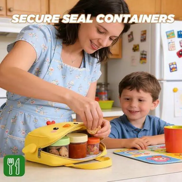 Alt view image 4 of 7 - Plastic Storage Containers with Lids Clear Food Containers for Meal Prep, Snack, Lunch, Kitchen Organizatio Containers for Freezer & Travel Use (Yellow+Green, 3.4, ounces)