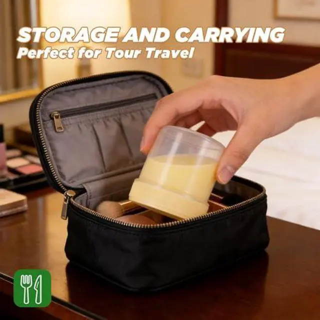 Alt view image 7 of 7 - Plastic Storage Containers with Lids Clear Food Containers for Meal Prep, Snack, Lunch, Kitchen Organizatio Containers for Freezer & Travel Use (Yellow+Green, 3.4, ounces)