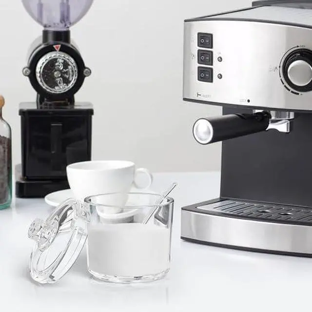 Alt view image 7 of 7 - Sugar Container with Lid and Spoon,Sugar Bowl Acrylic Jar for Coffee Bar Accessories Coffee Canister Kitchen Decor (Small)