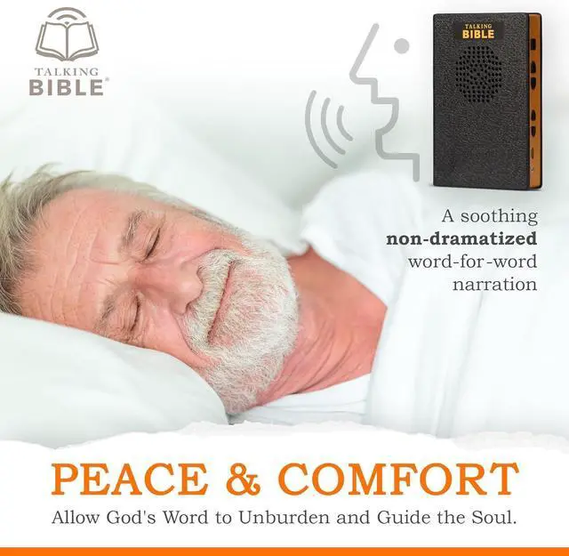 Alt view image 3 of 7 - Electronic Holy Bible Audio Player in English for Seniors, Kids and The Blind, Black (KJV-Rechargeable)