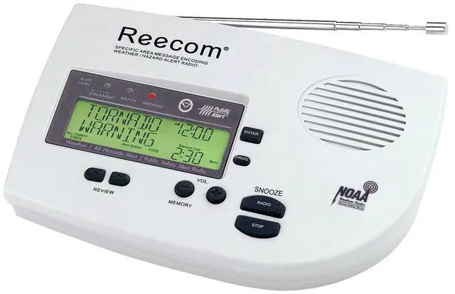 Main image of Unique 200 Hours Battery Time, R-1630C S.A.M.E Weather Alert Radio
