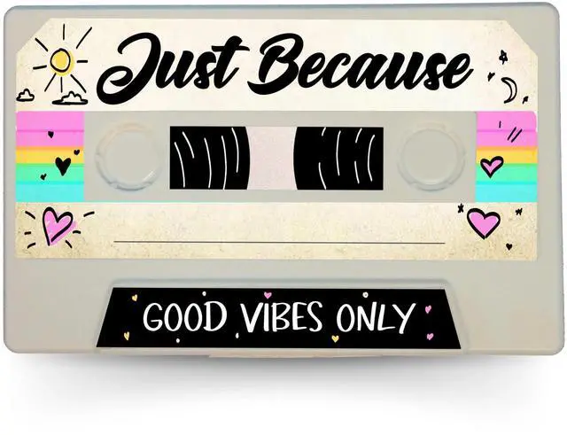 Main image of Customizable Cassette Tapes Personalize with Your Name, Record Your Voice, and Create Unique Gifts! Perfect for Keepsakes, Music, or Special Occasions (Friendship & Just Because Edition)