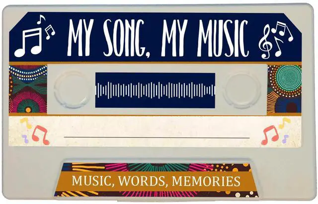Main image of Customizable Cassette Tapes Personalize with Your Name, Record Your Voice, and Create Unique Gifts! Perfect for Keepsakes, Music, or Special Occasions (Song & Music Edition)