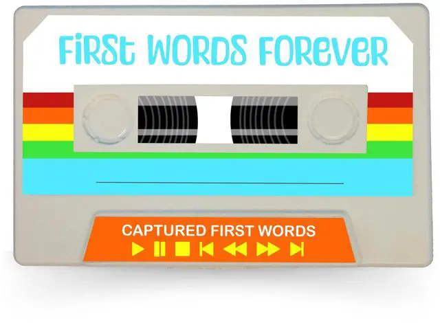 Main image of Customizable Cassette Tapes Personalize with Your Name, Record Your Voice, and Create Unique Gifts! Perfect for Keepsakes, Music, or Special Occasions (Babys First Words & Memories Edition)
