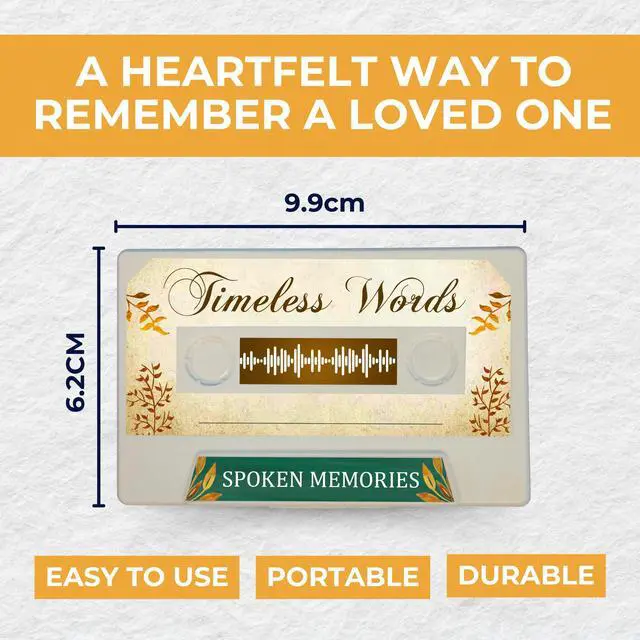 Alt view image 7 of 7 - Customizable Cassette Tapes Personalize with Your Name, Record Your Voice, and Create Unique Gifts! Perfect for Keepsakes, Music, or Special Occasions (Memorial & Tribute Edition)