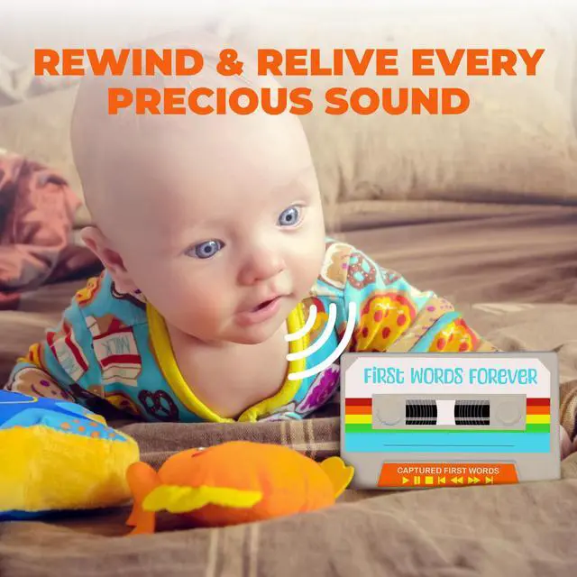 Alt view image 3 of 7 - Customizable Cassette Tapes Personalize with Your Name, Record Your Voice, and Create Unique Gifts! Perfect for Keepsakes, Music, or Special Occasions (Babys First Words & Memories Edition)