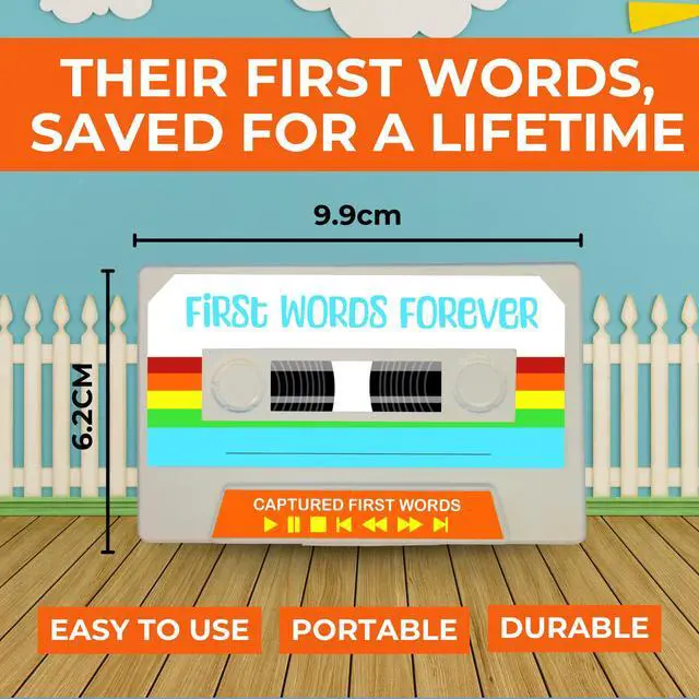 Alt view image 7 of 7 - Customizable Cassette Tapes Personalize with Your Name, Record Your Voice, and Create Unique Gifts! Perfect for Keepsakes, Music, or Special Occasions (Babys First Words & Memories Edition)