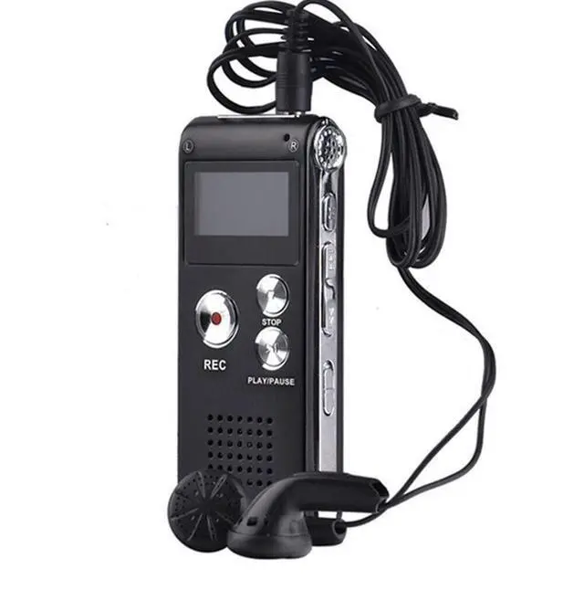Alt view image 3 of 7 - Paranormal Ghost Hunting Equipment Digital EVP Voice Activated Recorder USB US 8GB (Black)