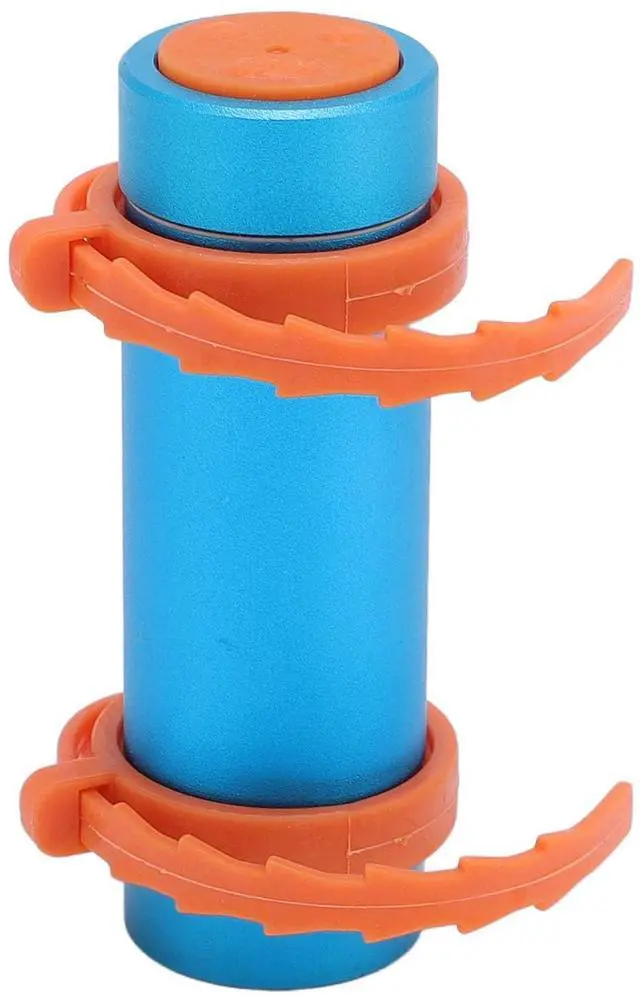 Alt view image 6 of 7 - Water Proof MP3 Player 8GB for Swimming, Diving, and Surfing - IPX8 Submersible Music Player with HiFi Sound, Includes Clip On Mount and Noise Isolating Earphones (Blue)