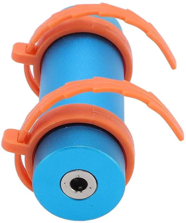 Alt view image 7 of 7 - Water Proof MP3 Player 8GB for Swimming, Diving, and Surfing - IPX8 Submersible Music Player with HiFi Sound, Includes Clip On Mount and Noise Isolating Earphones (Blue)