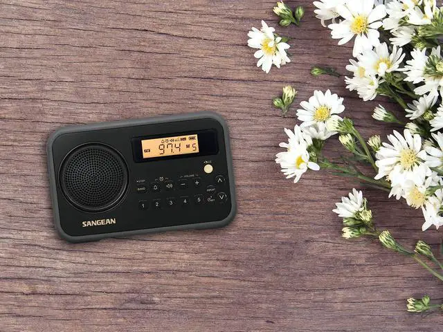 Alt view image 5 of 6 - SG-104 AM/FM Stereo Digital Tuning Portable Receiver (Black) (PR-D18BK)