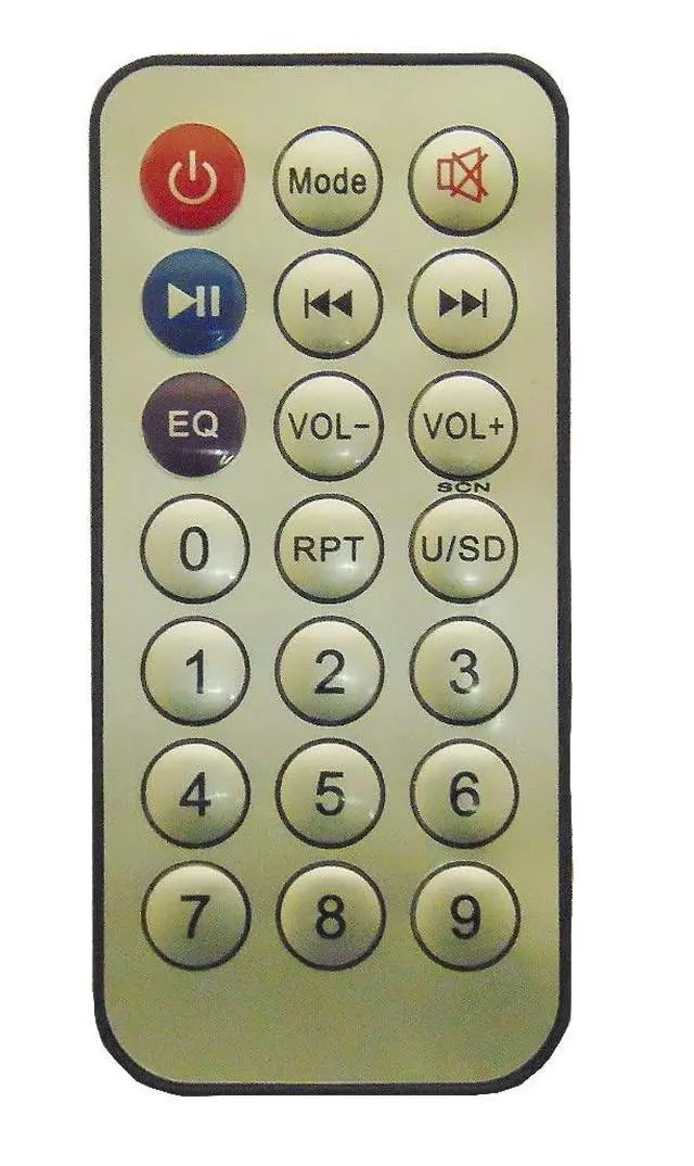 Alt view image 4 of 4 - Audiopipe NDVA1000 Nippon Digital Mp3 Player With Fm Radio Usb/sd Remote Control