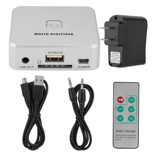 Alt view image 7 of 7 - Analog to Digital MP3 Audio Digitizer Recorder Player