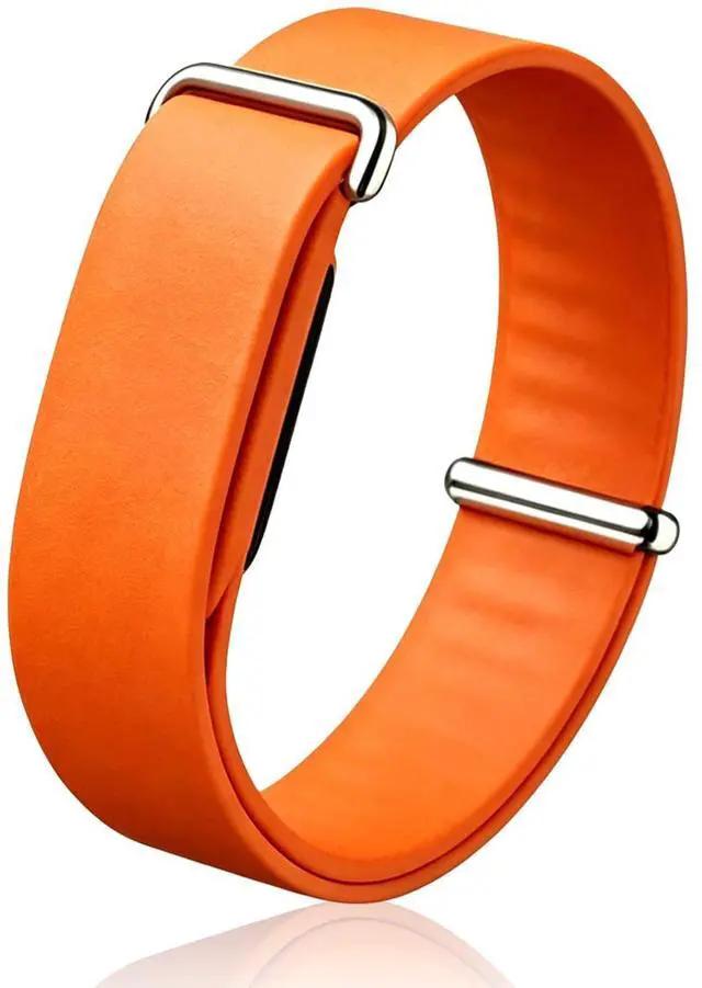 Main image of Band for Google Fitbit Air, Fitness Tracker Replacement Band,Soft Silicone Strap,Loop Adjustable Wristband,Women Men,Replacement Strap for Google Fitbit Air Fitness Tracker(Orange)