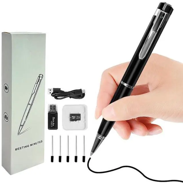 Main image of Portable Voice Recorder Pen with 32GB Card, USB Charging, No WiFi, Security Surveillance Support for Capture Important Moment