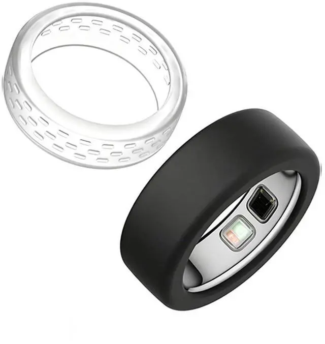 Main image of Silicone Ring Protector for Oura Ring 5, 2-Pack Soft Anti-Scratch Sleeve, Lightweight & Comfortable Smart Ring Covers