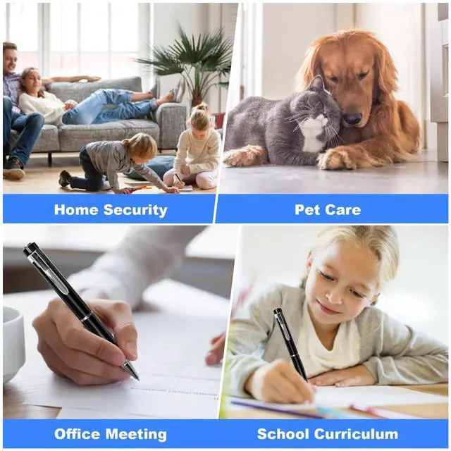 Alt view image 6 of 7 - Portable Voice Recorder Pen with 32GB Card, USB Charging, No WiFi, Security Surveillance Support for Capture Important Moment
