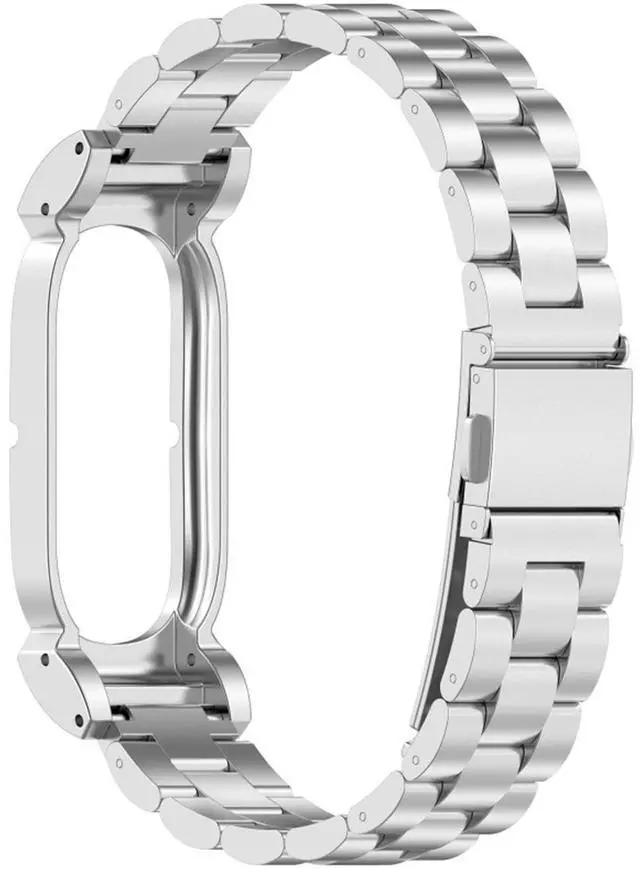 Main image of Stainless Steel Strap for Google Fitbit Air Band | Replacement Arm Bands | Breathable Anti-Sweat Bracelet Straps | Adjustable Arm Band Bracelet Correa for Google Fitbit Air Screenless Fitness Tracker