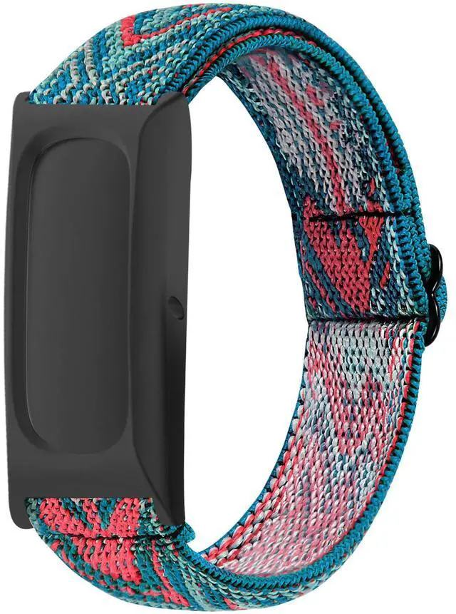 Main image of Elastic Band Compatible for Google Fitbit Air, Nylon Sport Watch Strap, Breathable Soft Braided Replacement Wristband, Easy Install Size Adjustable