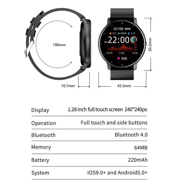 Alt view image 2 of 7 - Rival Smart Watch for Men Women Teens Vital Fitness Tracker All-in-One | Fitness Watch with Step Counter, Heart Rate Monitor, Vital Fit Tracker with Instant Notifications, All-in-One Design