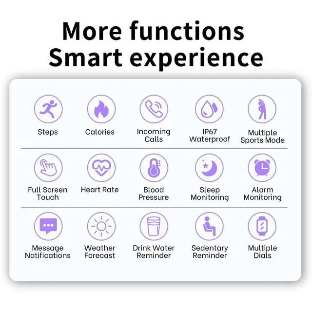 Alt view image 3 of 7 - Rival Smart Watch for Men Women Teens Vital Fitness Tracker All-in-One | Fitness Watch with Step Counter, Heart Rate Monitor, Vital Fit Tracker with Instant Notifications, All-in-One Design