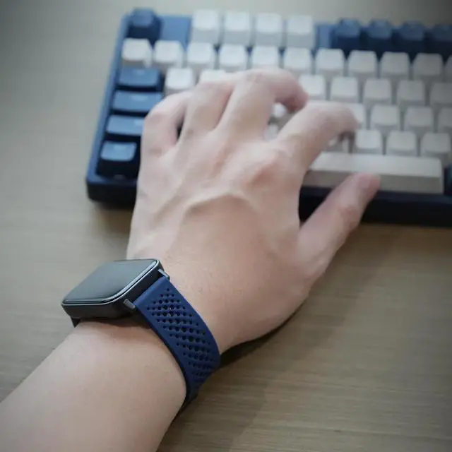 Alt view image 5 of 6 - Compatible for Shock Clock Max Bands, Silicone band with Metal Buckle Compatible for Pavlok Shock Clock 3, Max