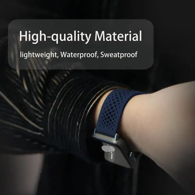 Alt view image 5 of 6 - Compatible with Bushnell iON Elite Bands, Silicone band with Metal Buckle Compatible with Bushnell iON Elite Watch